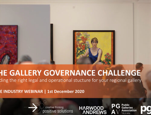 WEBINAR | THE GALLERY GOVERNANCE CHALLENGE